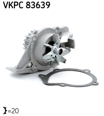 Водна помпа, охлаждане на двигателя SKF